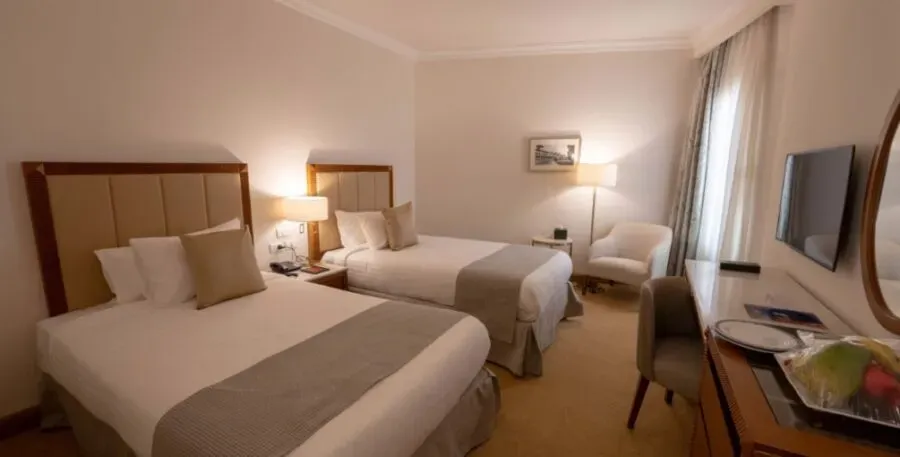 Doppelbettzimmer im Baron Hotel Cairo